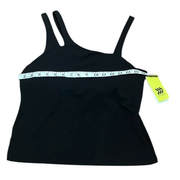 All In Motion Black Asymmetrical Strap Tank Top, Size L, NWT - Picture 7 of 13